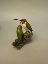 Load image into Gallery viewer, Ruby-throated Hummingbird pair