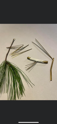 Making a Pine Branch (habitat) packet