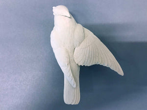 Cedar Waxwing Open-winged (2-piece) Cast