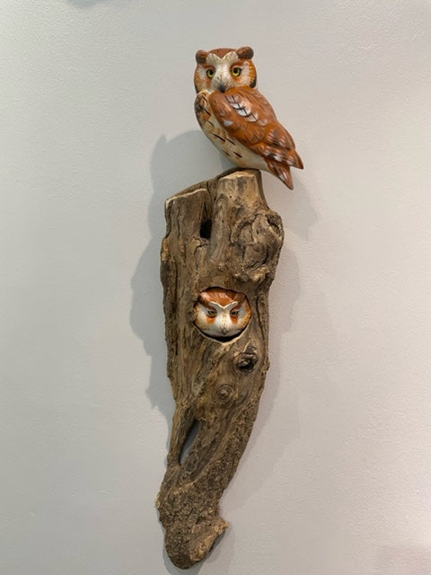 Screech owl (pair)